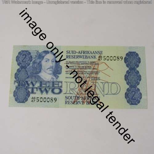 GPC de Kock 2nd issue - Lot of 7 uncirculated R2 banknotes with consecutive numbers