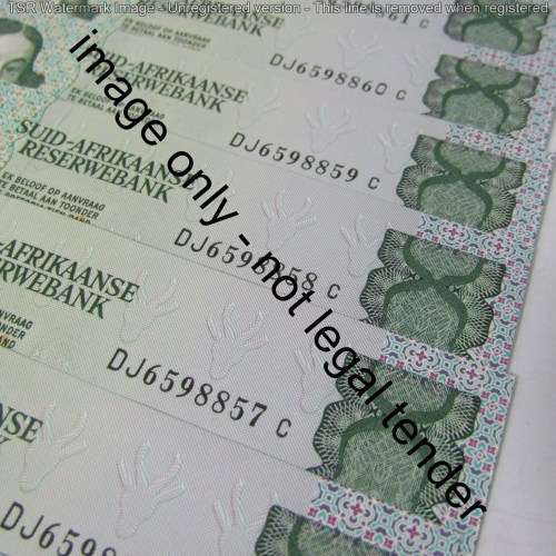 GPC de Kock 3rd issue - Lot of 10 uncirculated R10 banknotes with consecutive numbers