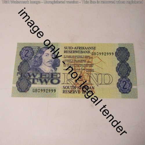 GPC de Kock Lot of 10 uncirculated R2 banknotes with consecutive numbers
