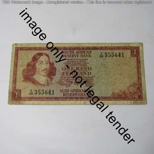 TW de Jongh small and large R1 banknotes plus extra 236 replacement note
