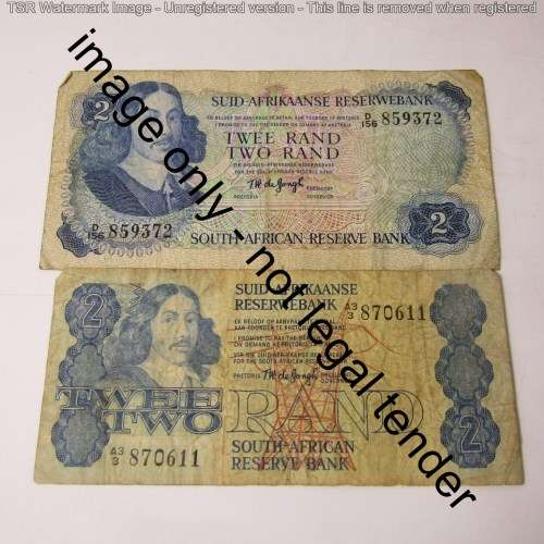 TW de Jongh Lot of 5 different notes