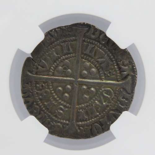England 4 P Calais S 1836 Henry V1 graded AU 55 by NGC Joint top grade (1422-30)