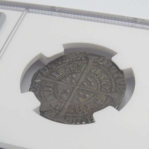 England 4 P Calais S 1836 Henry V1 graded AU 55 by NGC Joint top grade (1422-30)