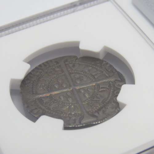 England 4 P Calais S 1836 Henry V1 graded AU 55 by NGC Joint top grade (1422-30)