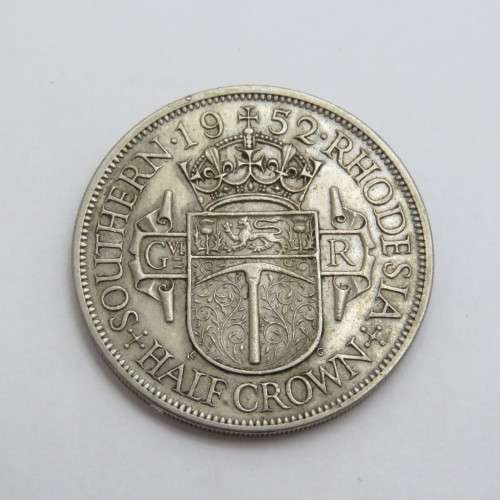1952 Southern Rhodesia half crown