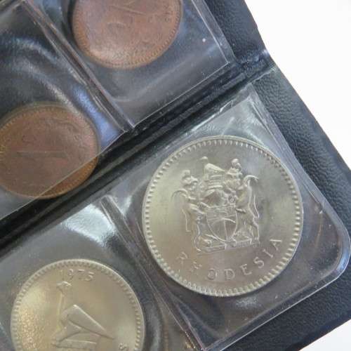 Coins of Rhodesia set in booklet