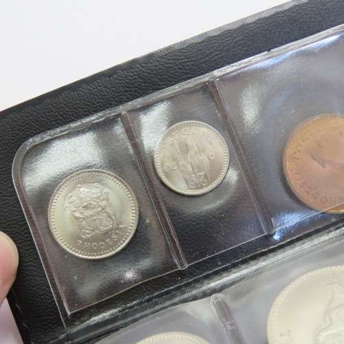 Coins of Rhodesia set in booklet