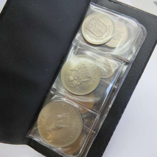 Coins of Rhodesia set in booklet