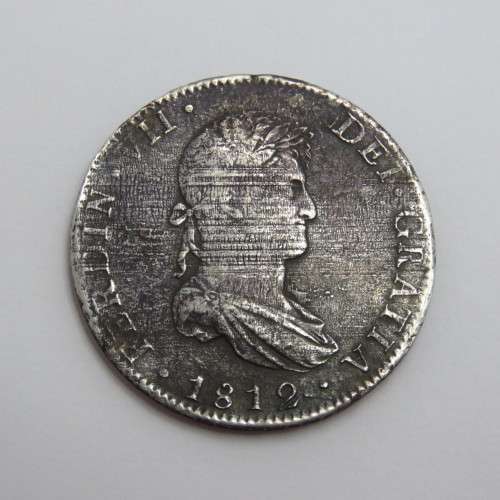 1812 Mexico Silver 8 Reales - Ferdinand 7 - JJ variety