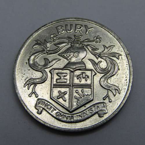 FA Cup 1972 centenary medallion - BURY