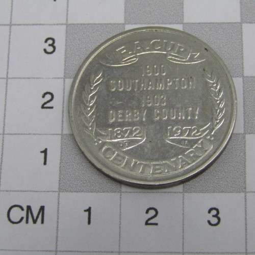 FA Cup 1972 centenary medallion - BURY