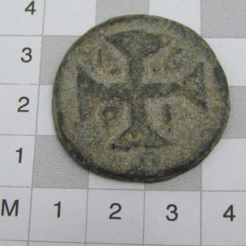 1827 Portuguese India 20 Bazarucos vertical 1/8