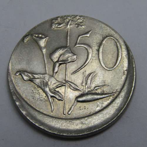 1990 South Africa Error coin - 50 cent
