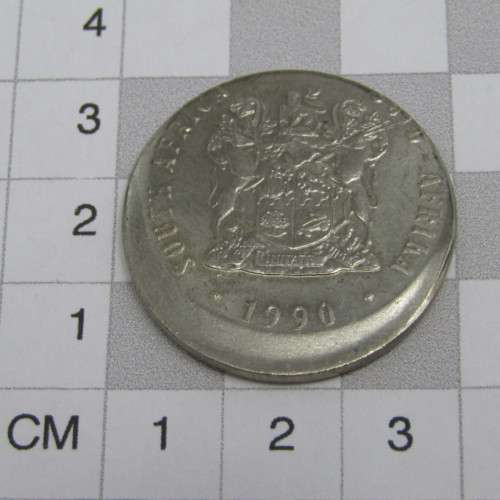 1990 South Africa Error coin - 50 cent