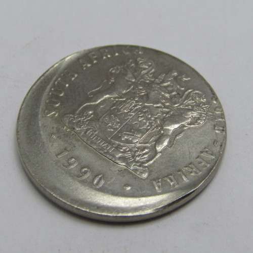 1990 South Africa Error coin - 50 cent