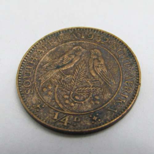 1932 South Africa quarter penny