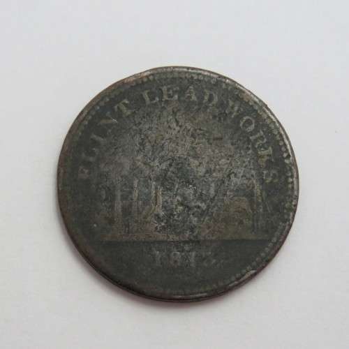 Australia Flint Lead Works - One penny token - One Pound note for 240 tokens