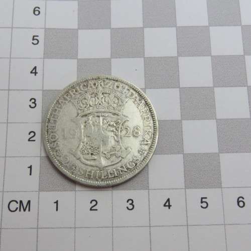 1928 South Africa George 5 half crown