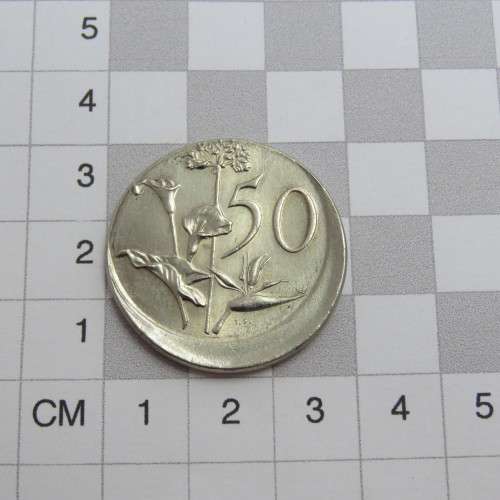 1990 South Africa Error 50 cent - Misstruck