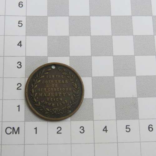 Queen Victoria 60 year reign medallion 1897