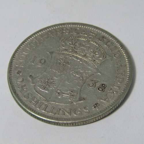 1938 South Africa half crown VF