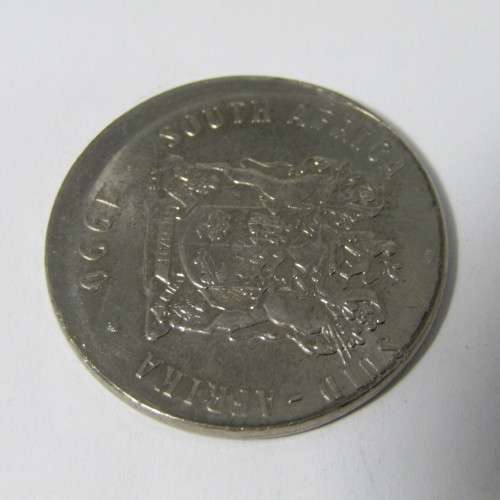 1990 South Africa Error coin misstruck - 50 cent