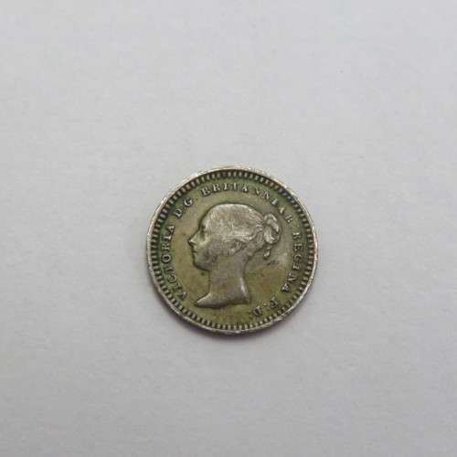 1843 Great Britain One and half penny - Cracked die