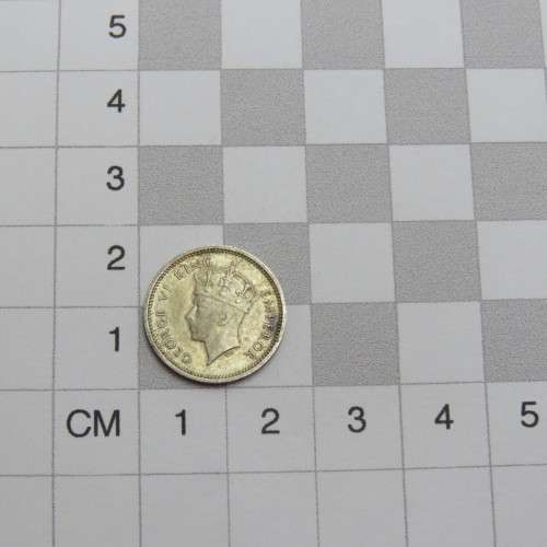 1937 Southern Rhodesia silver 3 pence EF