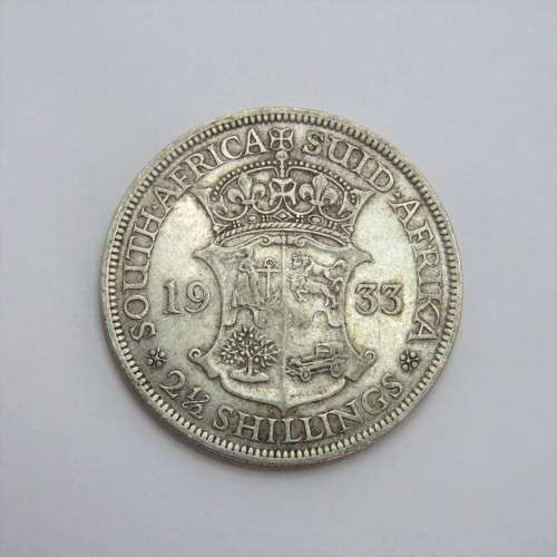 1933 South Africa half crown VF+