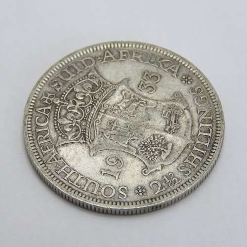 1933 South Africa half crown VF+
