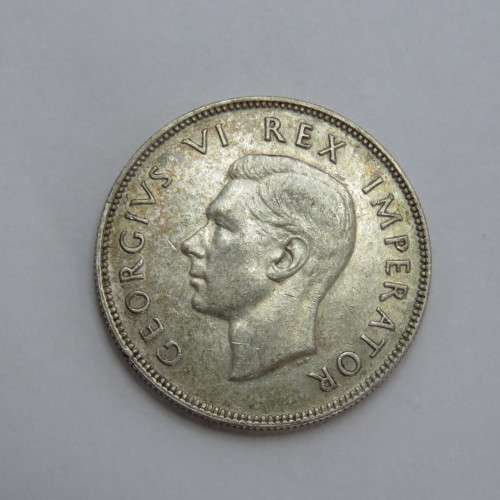 1945 South Africa half crown VF
