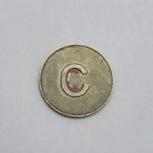 Post Office token - South Africa - Unusual with C at the back and in silver