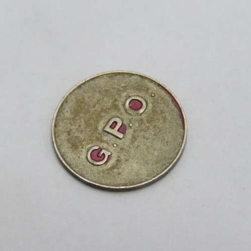 Post Office token - South Africa - Unusual with C at the back and in silver