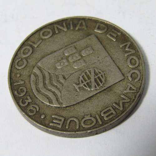 1936 Mozambique One Escudo VF