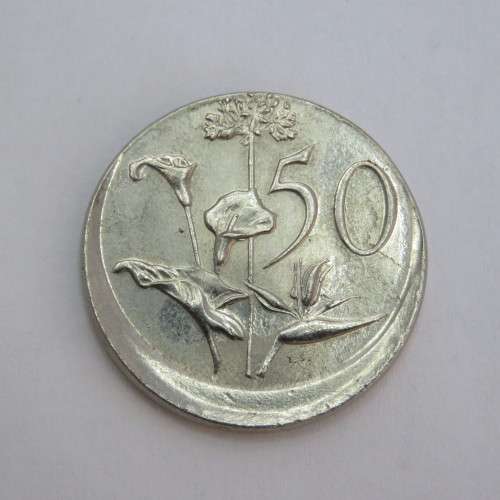 1990 South Africa Error 50 cent - Misstruck