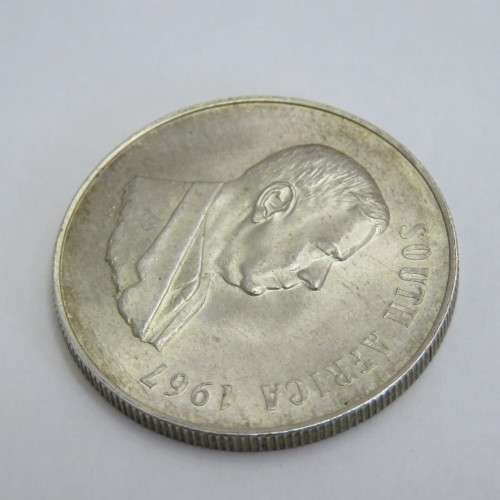 1967 South Africa R1 Variation - Half moon on horn - I have only seen a couple