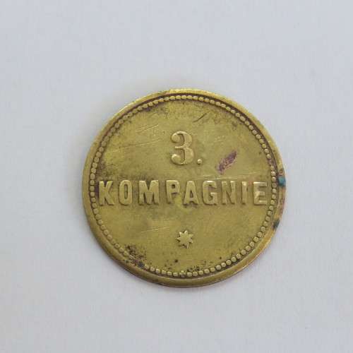 South West Africa 3 Kompagnie 12 Mark token