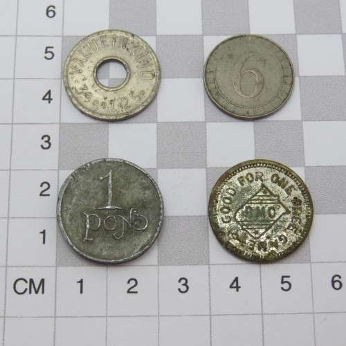 Lot of 5 unusual tokens