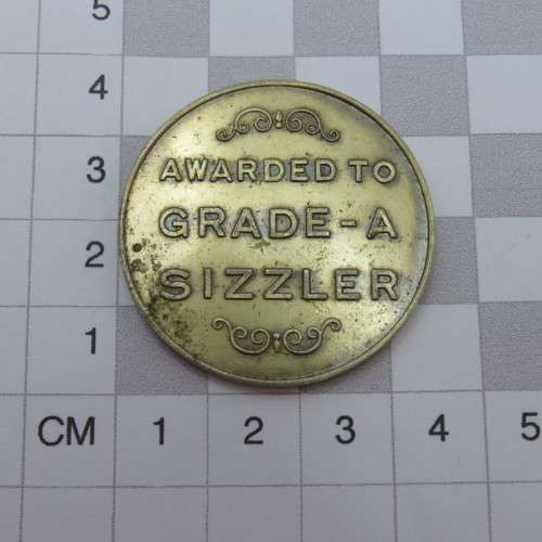 Elmer Wheeler Grade A Sizzler Token