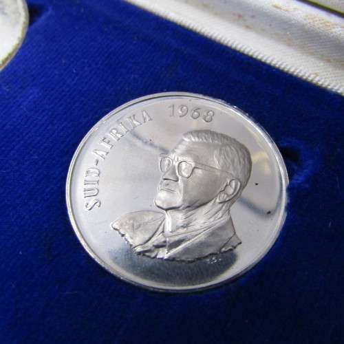 1968 South Africa short proof set - Silver English R1