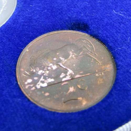 1968 South Africa short proof set - Silver English R1