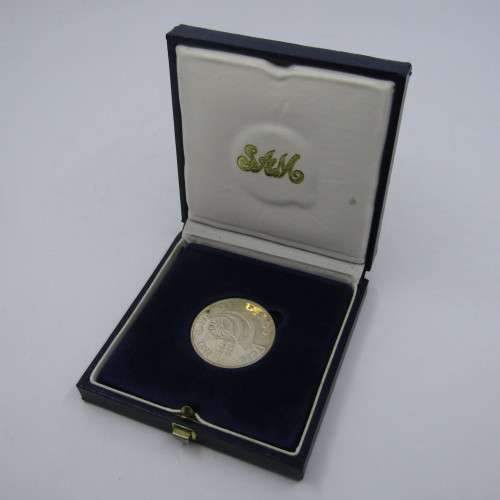 1988 South Africa Groot Trek proof Silver rand in blue box