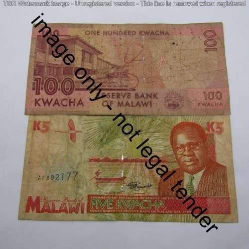 Lot of 10 old world banknotes