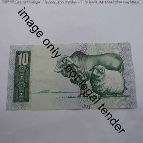 GPC de Kock 2nd issue - Lot of 9 x R10 banknotes with consecutive numbers - some creases