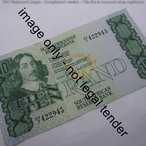 GPC de Kock 2nd issue - Lot of 8 x R10 banknotes with consecutive numbers - some creases