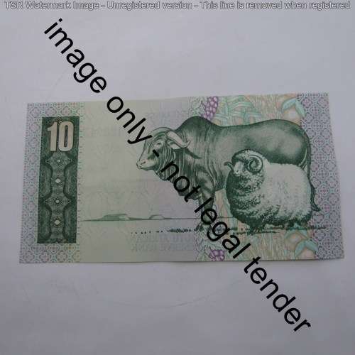 GPC de Kock 2nd issue - Lot of 8 x R10 banknotes with consecutive numbers - some creases
