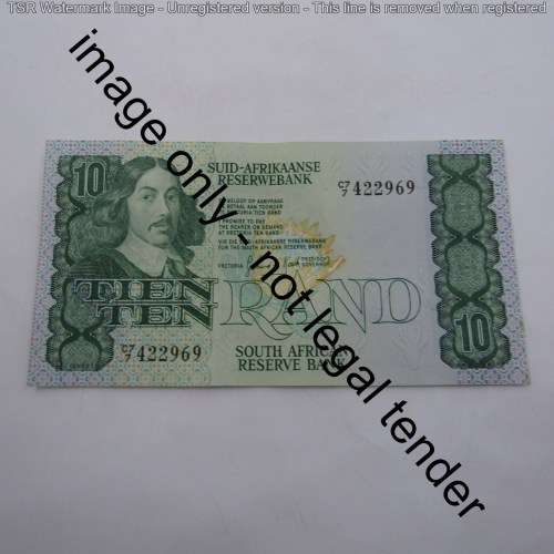 GPC de Kock 2nd issue - Lot of 4 R10 notes banknotes with consecutive numbers