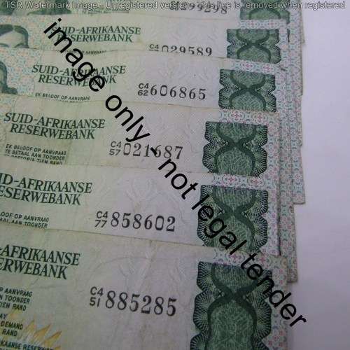 Lot of GPC de Kock R10 banknotes - used bit still good - First and 2nd issue notes