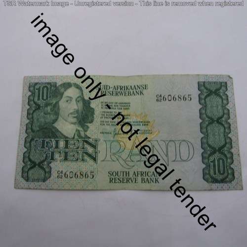 Lot of GPC de Kock R10 banknotes - used bit still good - First and 2nd issue notes