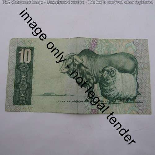 Lot of GPC de Kock R10 banknotes - used bit still good - First and 2nd issue notes